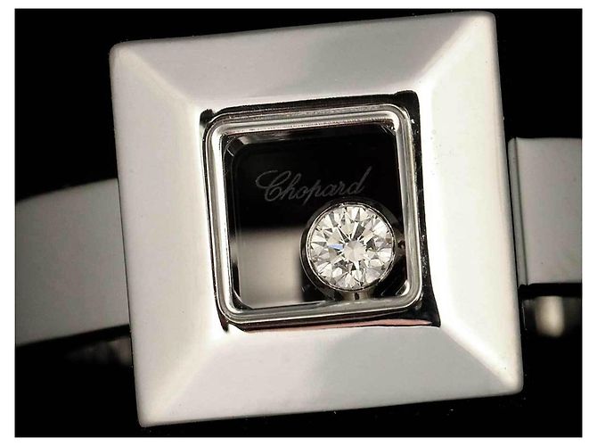 Anillo Chopard Happy Diamonds Square Band - vista 5