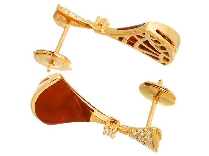 Bulgari Orecchini Bvlgari Diva's Dream in corniola e diamanti - vista 3