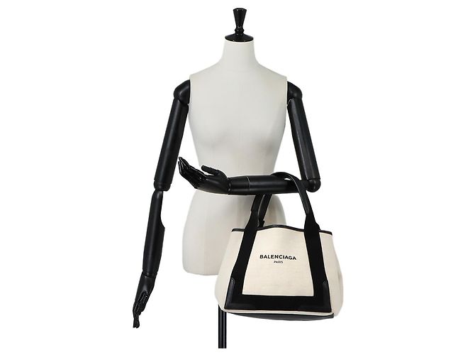 Borsa Cabas Small Balenciaga Navy - vista 10