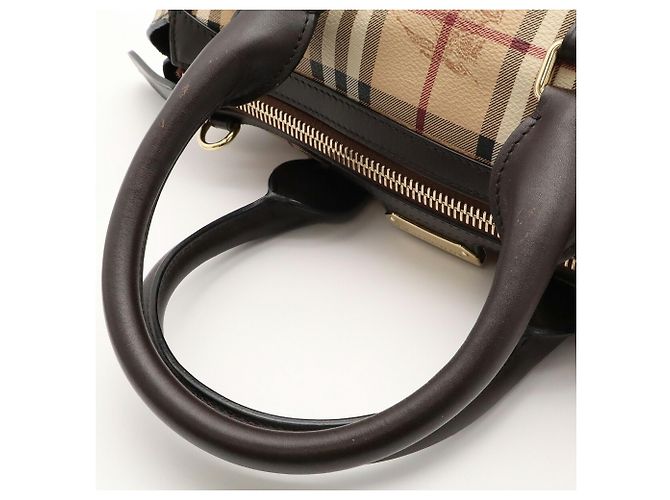 Borsa Burberry Nova Check Shadow Horse - vista 5