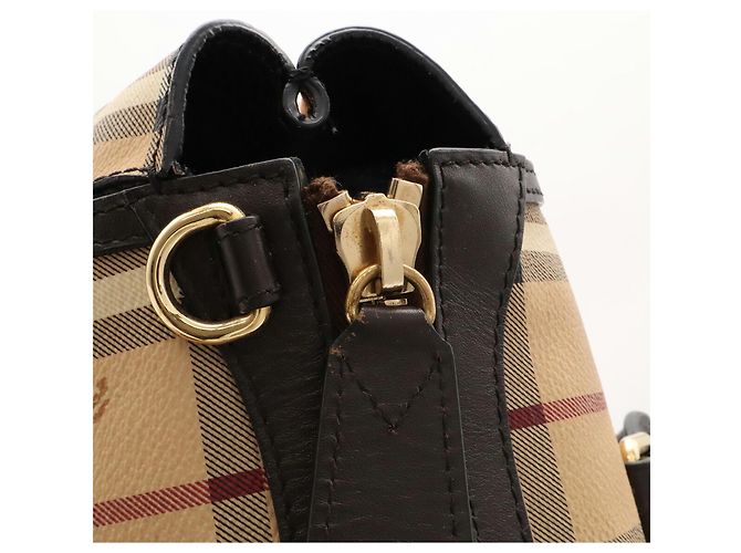 Borsa Burberry Nova Check Shadow Horse - vista 7