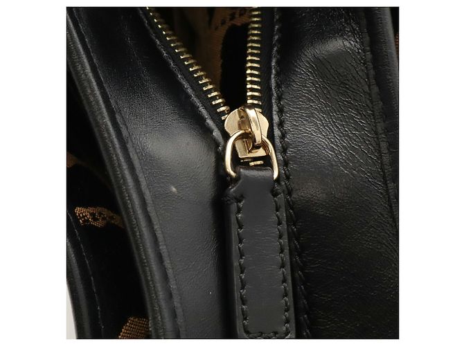 Borsa a spalla e tote Fendi in canvas e pelle - vista 7