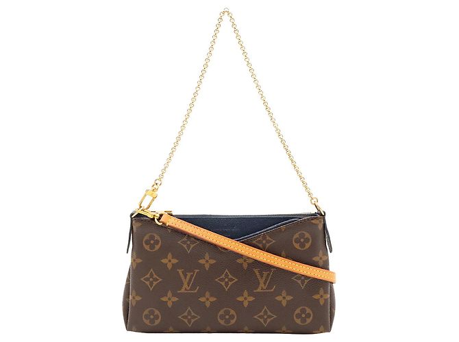 Borsa a spalla e clutch Louis Vuitton Monogram Pallas - vista 2