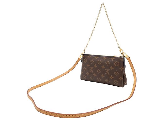 Borsa a spalla e clutch Louis Vuitton Monogram Pallas - vista 3