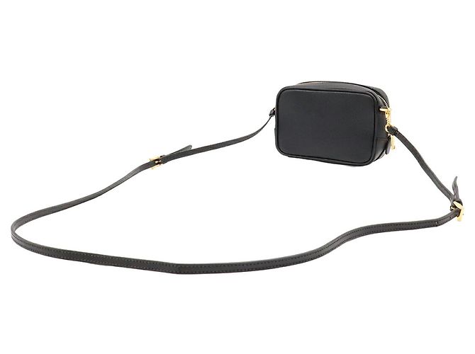Borsa a tracolla Prada in pelle Saffiano nera - vista 3