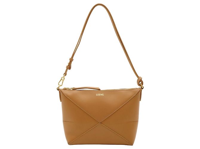 mala LOEWE Puzzlefold em Warm Desert Camel - vista 2