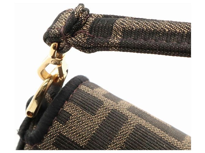 Borsa a secchiello Fendi Zucca Pattern - vista 5