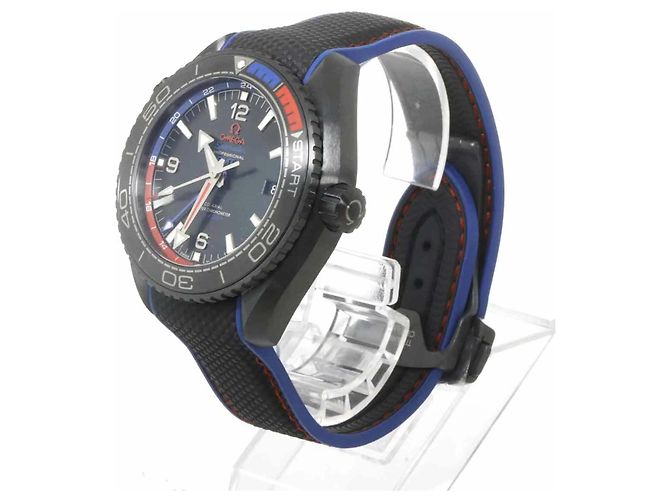 Omega Seamaster Planet Ocean 600M Co-Axial GMT Deep Black - vista 3