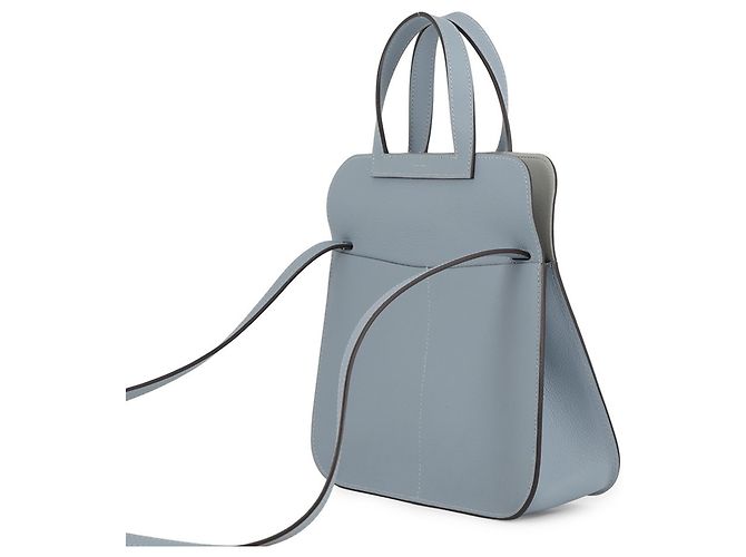 Hermès Borsa Hermes Arzan 25 Verso in Blue Lin Glacier Evercolor - vista 3