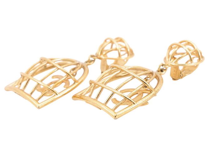 Orecchini a clip placcati oro Chanel - vista 2