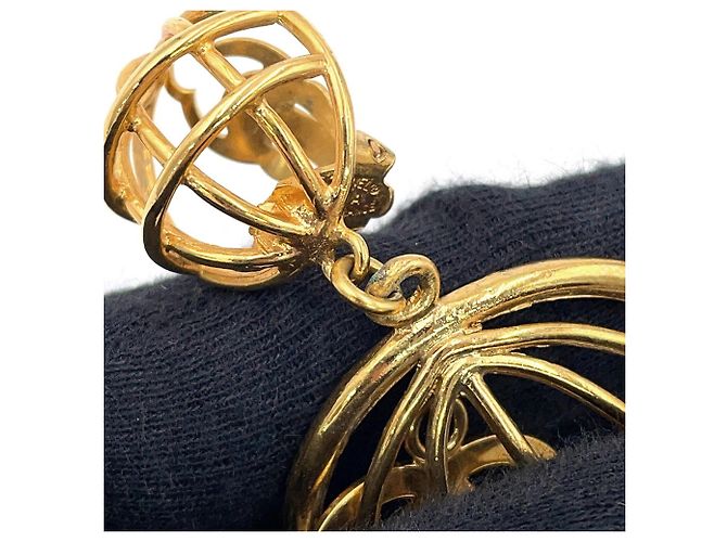 Orecchini a clip placcati oro Chanel - vista 7
