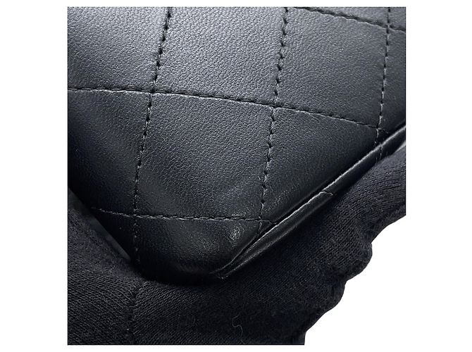 Borsa a tracolla Chanel Mini Classic Matelassé con catena - vista 7