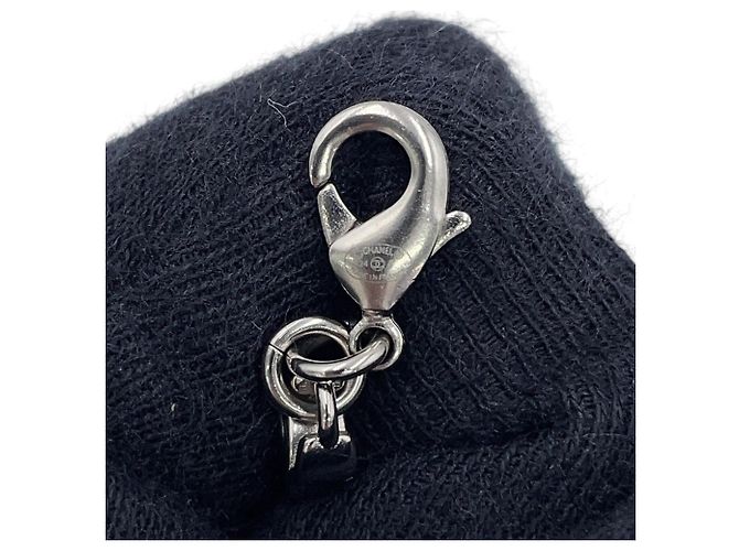 Collar de metal plateado Chanel - vista 8