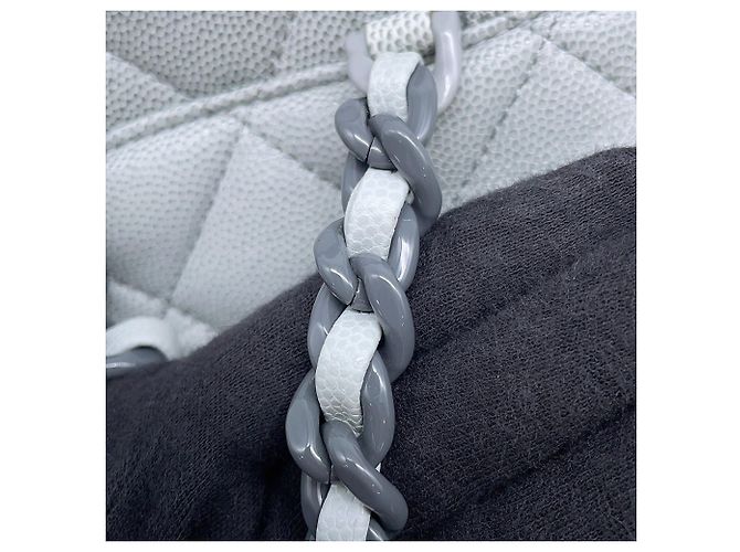 Borsa Chanel Matelassé in Gray - vista 15
