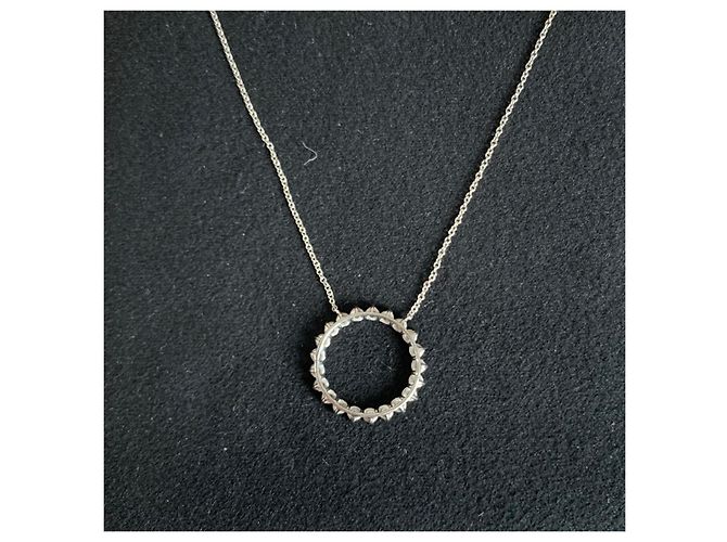 Collana Tiffany & Co. Girasole in Platino e Diamanti - vista 2