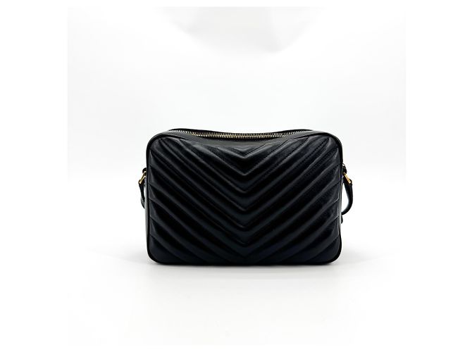 Autre Marque Saint Laurent Lou Camera Matelasse Chevron Leather Small - vista 2