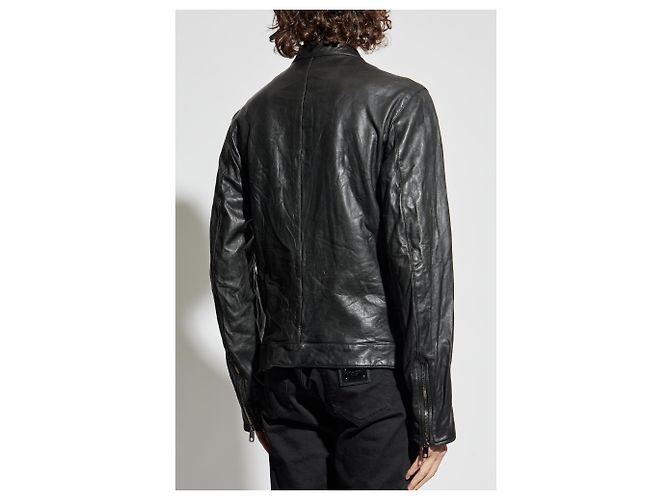 Dolce & Gabbana Lederjacke mit Stehkragen - Ansicht 2