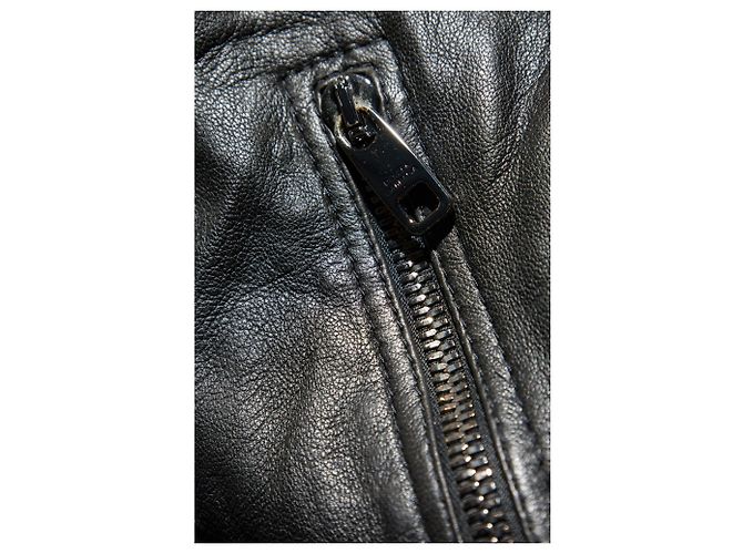 Dolce & Gabbana Lederjacke mit Stehkragen - Ansicht 3