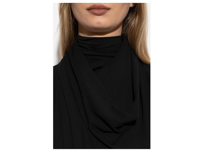 Balenciaga Oversize-Kleid mit Stehkragen - Ansicht 3