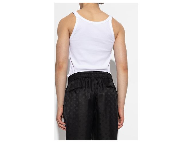 Dolce & Gabbana Ärmelloses geripptes T-Shirt - Ansicht 2