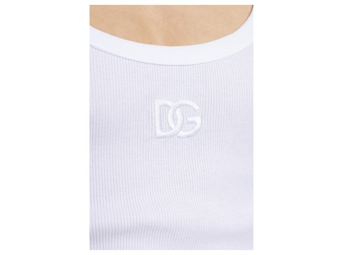 Dolce & Gabbana Ärmelloses geripptes T-Shirt - Ansicht 3
