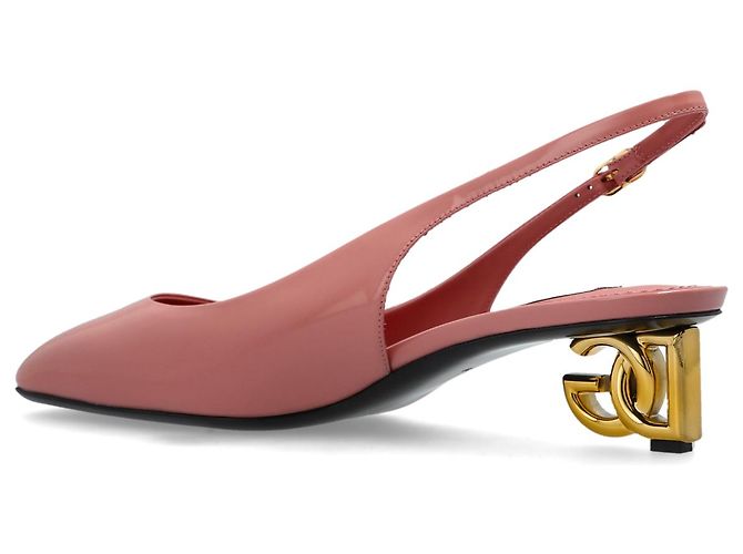 Dolce & Gabbana Lackleder Absatzschuhe in Rosa - Ansicht 3