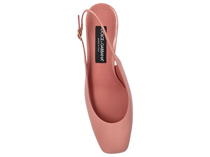 Dolce & Gabbana Lackleder Absatzschuhe in Rosa - Ansicht 4