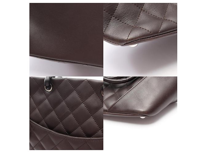 CHANEL Cambon Line Shopper aus Leder und Lackleder - Ansicht 10