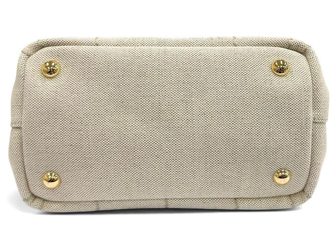 Borsa Prada Jardinire in misto lino - vista 6