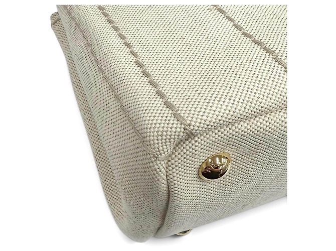 Borsa Prada Jardinire in misto lino - vista 8