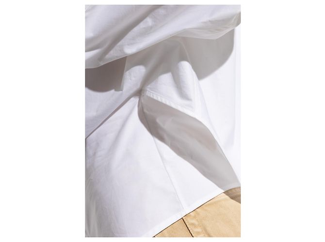 Balenciaga Camisa de algodão com corte largo - vista 3