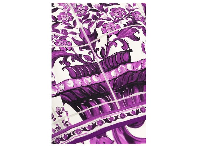 Dolce & Gabbana Vestido con estampado "Majolica" - vista 3