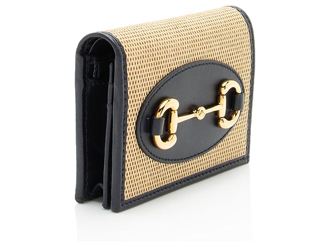 Portacarte Gucci Canvas Horsebit 1955 - vista 2