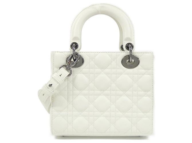 Borsa Christian Dior Lady Dior Small in pelle di agnello - vista 2
