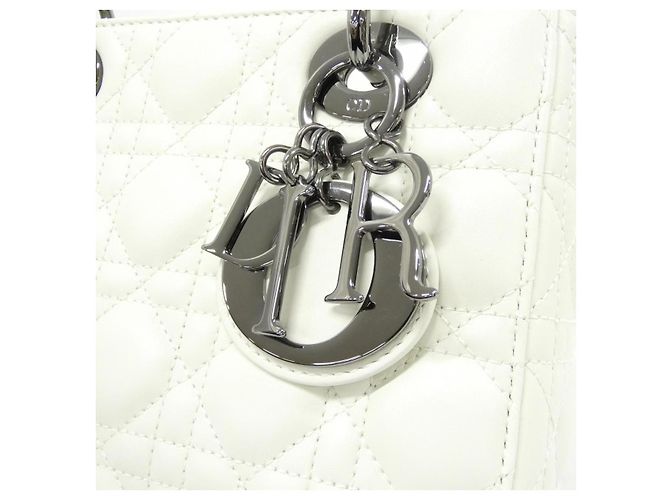 Borsa Christian Dior Lady Dior Small in pelle di agnello - vista 4