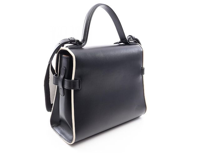 Borsa a mano 2way Delvaux Tempete MM in pelle - vista 2