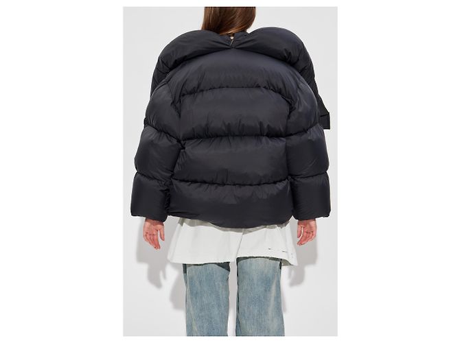 Balenciaga Oversized Puffer Jacke Schwarz - Ansicht 2