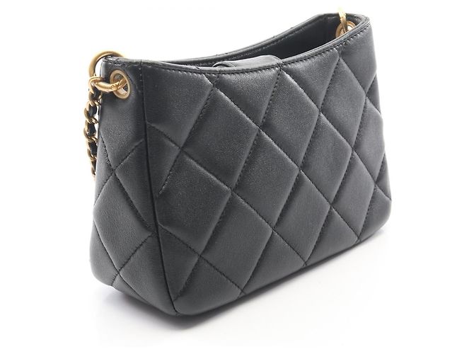 Borsa a tracolla CHANEL Matelassé in pelle d'agnello - vista 2