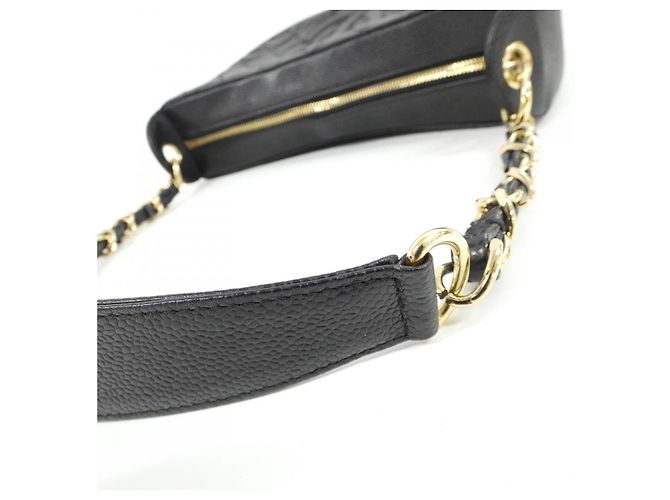 Borsa a tracolla Chanel in pelle Caviar - vista 5