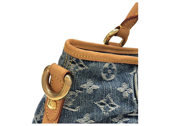 Borsa Louis Vuitton Monogram Denim - vista 3