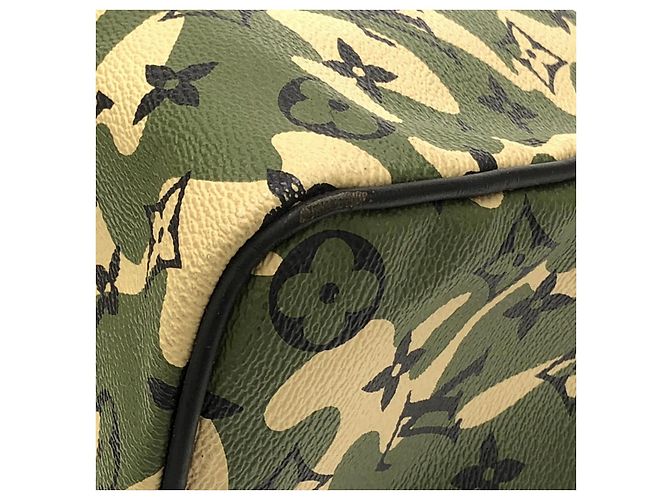 Borsa Boston Louis Vuitton Monogramouflage - vista 3