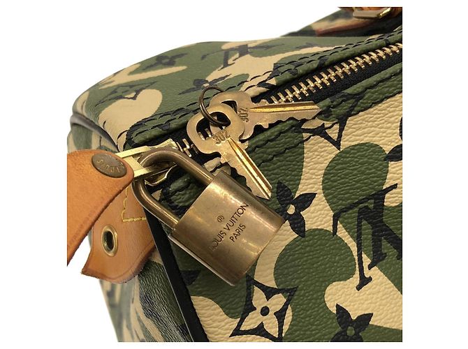 Borsa Boston Louis Vuitton Monogramouflage - vista 4