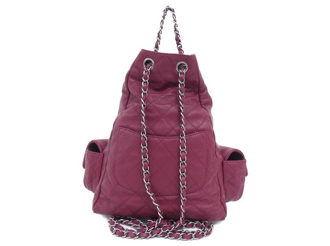 Zaino Chanel in pelle di vitello - vista 2