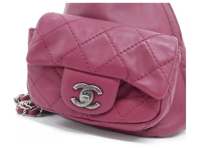 Zaino Chanel in pelle di vitello - vista 5