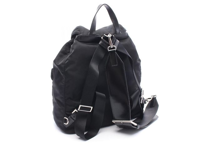 Mochila PRADA em couro e Re-Nylon - vista 2