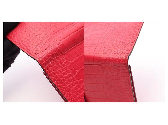 Béarn Hermès Cartera larga Hermes Bearn Souffle Alligator - vista 10