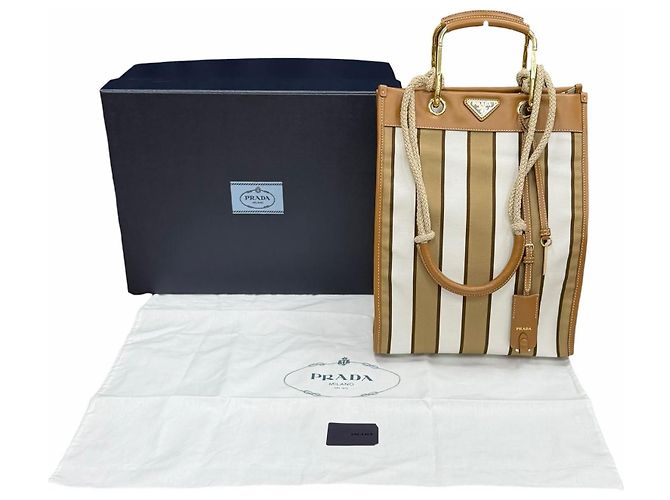 Prada Canvas Tote Bag - view 2