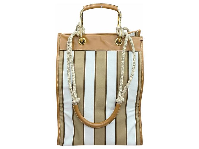 Prada Canvas Tote Bag - view 3