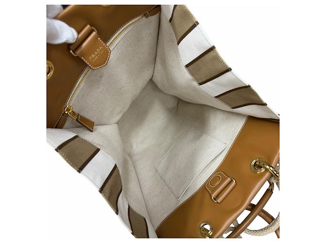 Prada Canvas Tote Bag - view 5
