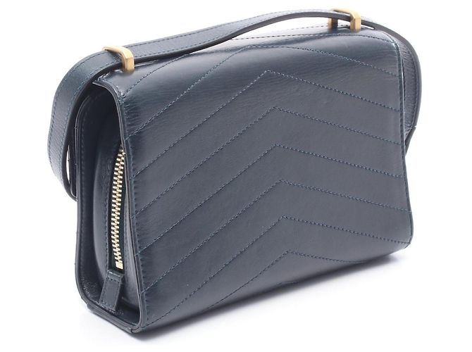 Borsa a tracolla in pelle CHANEL Chevron V Stitch - vista 2